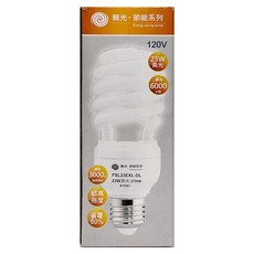 DANCELIGHT 舞光 節能系列螺旋燈泡 23W BT0501, 黃光, 1個