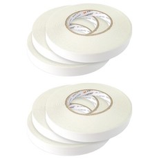 엠파이어 산업용 강력 양면테이프 1.5cm x 50m, 화이트, 6개