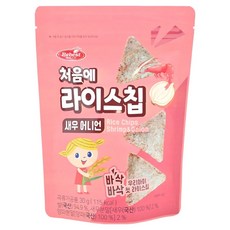 Bebest 貝思 三角米脆片, 蝦味洋蔥, 30g, 1包