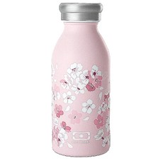 Monbento MB Milky 櫻花粉 牛奶瓶造型保溫瓶, 350ml不鏽鋼真空保溫保冷12小時, 1個