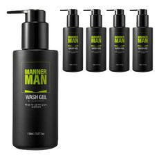 JilGyungYi 質更益 Manner Man 男性私密處潔膚凝膠, 150ml, 5個