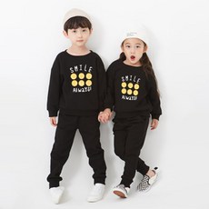 키즈크루 아동용 씩스마일 상하의 세트