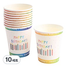 파티해 생일 파티컵 캔들, 10개입, 10세트