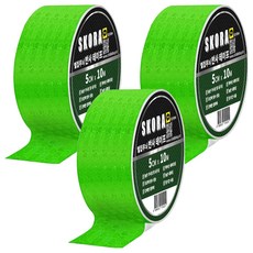 Skora 高亮度反光膠帶, 3個, 綠色