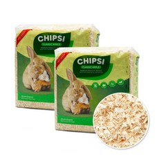 칩시 그린애플 가문비나무 전나무 소동물베딩 15L, 1kg, 2개