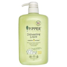 PiPPER STANDARD 沛柏 鳳梨酵素洗碗精，強力去油，天然發酵，柑橘香味, 900ml, 1瓶