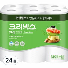 Kleenex 舒潔 安心廚房紙巾 高級, 120張, 24捲