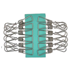 HIKOYA 和彥家 食品級304不鏽鋼大衣夾 輕便好夾 曬曬衣物不肩凸 不怕日曬雨淋 台灣製 (Set 12入), 1組