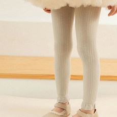 Uvely 女童 Pralla 荷葉邊九分內搭褲