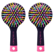 아이캔디 레인보우 볼륨S 헤어브러쉬 M, 블랙, 2개