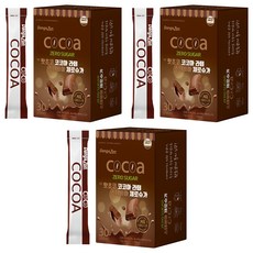 Dang Zon 熱巧克力可可拿鐵甜菊零糖, 3盒, 30條, 11g