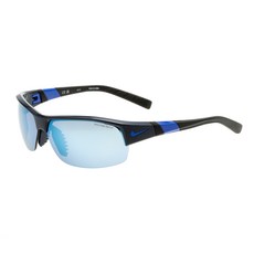 Trisha 圓角方框造型偏光太陽眼鏡 P3399, 黑藍 MIRRPR