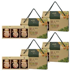 濟州物語美容纖維小液茶3種禮盒, Beauty Hallabong Tea 200g + 五味子茶 200g + 梅子茶 200g, 4組