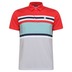 Leewonjae 高爾夫男用 FU 鮮豔配色涼感高爾夫衫 CTM4BIG2416