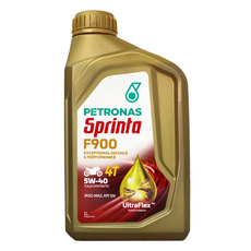 PETRONAS Sprinta F900 4T 全合成機油 5W-40 1L 重機 擋車 速可達 皆可用, 1瓶