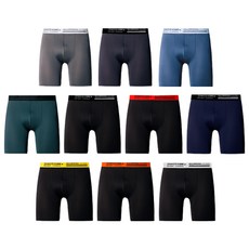 TERAWOOD 男款First系列長4角內褲 10件組