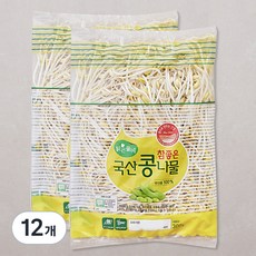 맑은물에 참좋은 국산콩나물, 300g, 12개