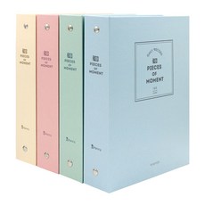 b fancy 寶麗來袖珍相冊 4 張, 黃色、粉色、薄荷色、藍色, 40張