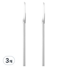 아늑공간 발각질 제거 나이프 롱 블레이드 페디나이프 실버, 2개입, 3개, 28g