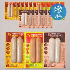 오쿡 영양간식 닭가슴살 소시지 오리지날 100g x 7팩 + 불갈비 100g x 7팩 + 청양고추 100g x 6팩 (냉동), 2kg, 1세트
