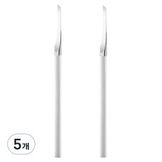 아늑공간 발각질 제거 나이프 롱 블레이드 페디나이프 실버, 2개입, 5개, 28g