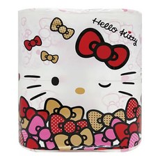 Hello Kitty 凱蒂貓 印花滾筒雙層原木紙漿衛生紙, 30m, 4捲, 1袋