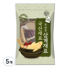 蔘雞湯韓方食材, 100g, 5個