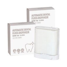 Wony Story 一次性牙線 88p + 白色按壓盒, 2個, 88入