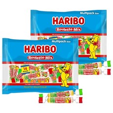 HARIBO Roulette綜合軟糖 14個入, 350g, 2個