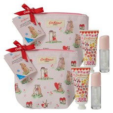 Cath Kidston 透明潤唇膏 2.2g + 護手霜 20ml 套組, 2套