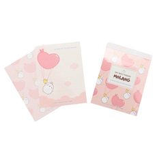 MOLANG 萌浪兔 便條紙, 甜蜜風, 1個, 1入