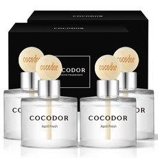 코코도르 우드볼 차량용 디퓨저 50ml 2개입, 에이프릴프레쉬, 2개