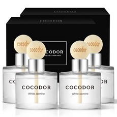 코코도르 우드볼 차량용 디퓨저 50ml 2개입, 화이트쟈스민, 2개