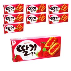 LOTTE 樂天 草莓夾心餅乾，鬆軟酥脆，下午茶的絕佳搭配, 230g, 8盒