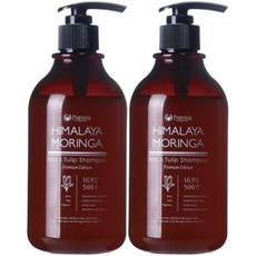Pogonia 喜馬拉雅辣木黑鬱金香洗髮精, 500ml, 2個