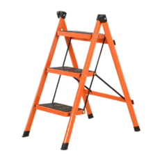 세이니크 다용도 접이식 3단 사다리 오렌지M, 1개