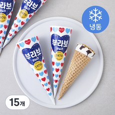 해태제과 부라보 바닐라 (냉동), 160ml, 1개입, 15개