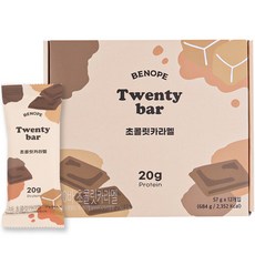 BENOPE 巧克力焦糖蛋白能量棒 12入, 684g, 1盒