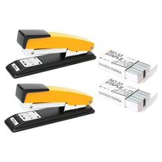 Peace Tools 彩色釘書機, 2個, 黑色 + 黃色