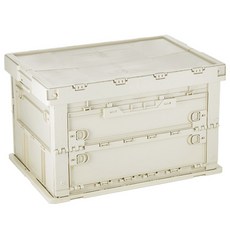 CASAMARU 木蓋折疊收納箱 300*170*16mm, 1入, 象牙白