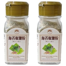 新光洋菜 海苔椒鹽粉, 優質海苔和胡椒調味, 30g, 2瓶