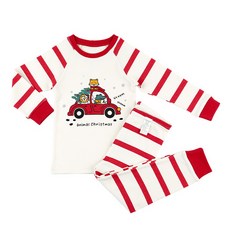 메이키즈 남아용 애니멀 트리카 20수 후라이스 실내복 세트