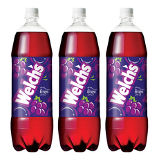 Welch's 威氏 葡萄汽水, 1.5L, 3瓶