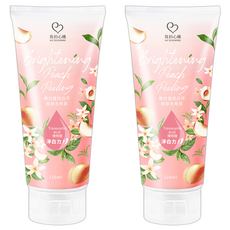 MY SCHEMING 我的心機 臉部去角質霜 嫩白蜜桃白茶, 120ml, 2件