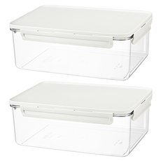 리템 에코스냅 밀폐용기 5호 IVORY, 단품, 2개