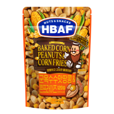 바프 군옥수수맛 땅콩 앤 콘프라이즈 가미땅콩, 120g, 1개