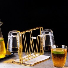 Solve Living立式杯架+瀝水盤, 金子, 1個