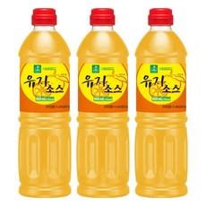 이엔푸드 유자소스, 900ml, 3개