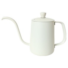 타임모어 포어오버 커피 주전자 화이트 Fish03, 1개, 단품, 600ml