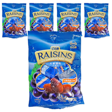 KAISER 甘百世 大葡萄乾巧克力, 大顆果實吃得到, 80g, 5袋